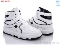 купить QQ shoes BK72 white-black оптом