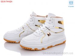 купить QQ shoes BK72 white-gold оптом