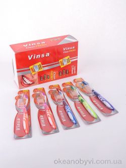 купить LOOK&BUY H00408 mix Зубна щітка 19,5см.,12шт. оптом