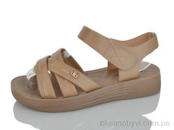 купить Ok Shoes 2503 beige оптом