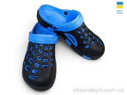купить Rai shoes 308 чорно-блакитний оптом