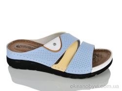 купить Lot Shoes 001 блакитний шкіра оптом