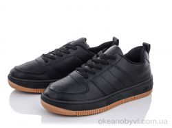 купить Ok Shoes 102 black-brown оптом