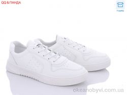 купить QQ shoes ABA77-101-1 all white оптом
